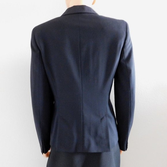 ESCADA Black Wool Blazer Jacket sz 34 S - Picture 4 of 5